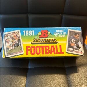 1991 Bowman Football Complete Set